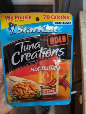 Starkist Bold Hot Buffalo Seasoned Premium Tuna packaging
