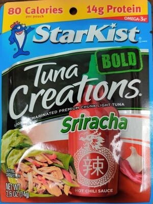 Starkist Bold Sriracha Tuna Creations package
