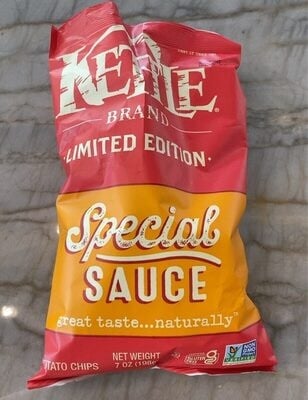 Kettle Foods Kettle Brand Potato Chips, Special Sauce package