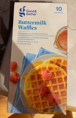 Good & Gather Buttermilk Waffles packaging