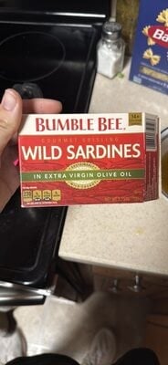 Bumble Bee Gourmet Brisling Wild Sardines In Extra Virgin Olive Oil package