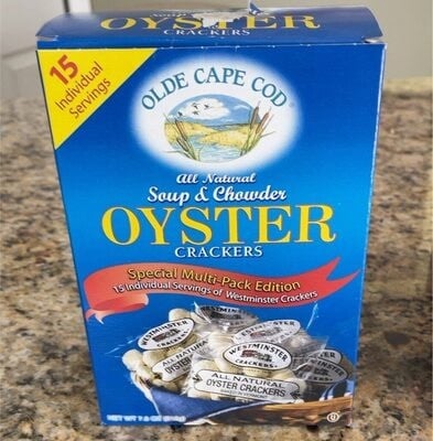 Olde Cape Cod Soup & Chowder Oyster Crackers packaging
