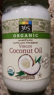 365 Unrefined Virgin Coconut Oil package