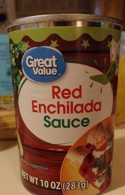 Great Value Red Enchilada Sauce packaging