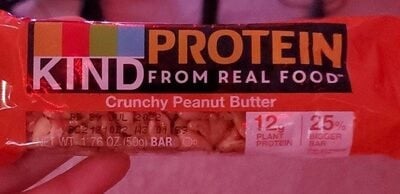 Kind Crunchy Peanut Butter Protein Bar packaging