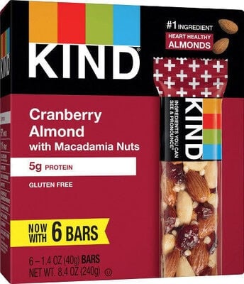 Kind Cranberry Almond Bars packaging