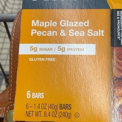 Kind Maple Glazed Pecan & Sea Salt Bars packaging