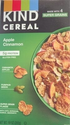 Kind Apple Cinnamon Cereal package