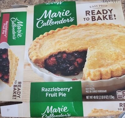Marie Callender's Razzleberry Pie packaging