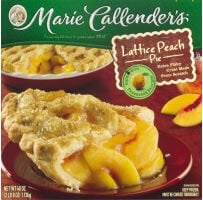 Marie Callender's Frozen Pie Dessert, Lattice Peach packaging