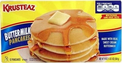 Krusteaz Pancakes, Buttermilk package