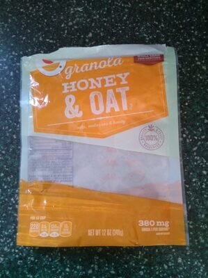 Ahold Granola Honey & Oat packaging