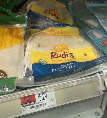 Udi's Gluten Free 6 Plain Tortillas package