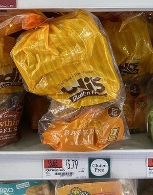 Udi's Gluten Free Plain Bagels package