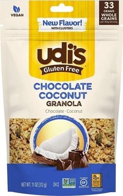 Udi's Gluten Free Chocolate Coconut Granola package