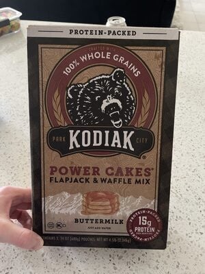 Kodiak Cakes Buttermilk Flapjack & Waffle Mix Power Cakes package