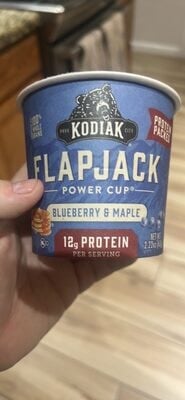 Kodiak Blueberry & Maple Power Cup Flapjack packaging