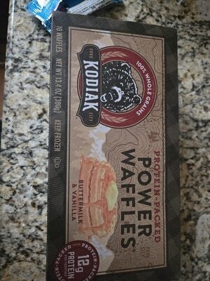 Kodiak Cakes Buttermilk & Vanilla Power Waffles package
