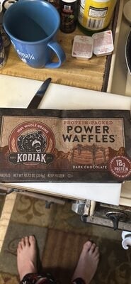 Kodiak Cakes Dark Chocolate Power Waffles package