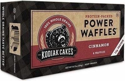 Kodiak Cakes Cinnamon Power Waffles package