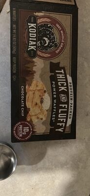 Kodiak Chocolate Chip Thick And Fluffy Power Waffles package