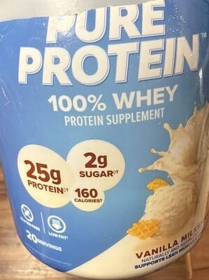 Pure Protein Powder packaging