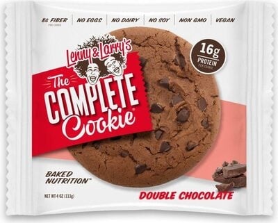 Lenny & Larry's Double Chocolate Plant-Based Protein Cookies package