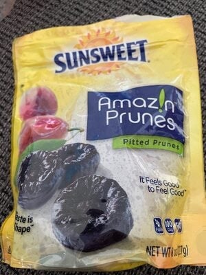 Sunsweet Amazin Pitted Prunes package