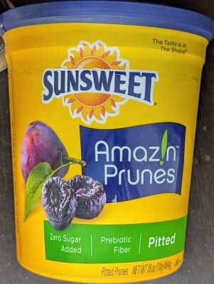 Sunsweet Amazin Prunes Pitted packaging