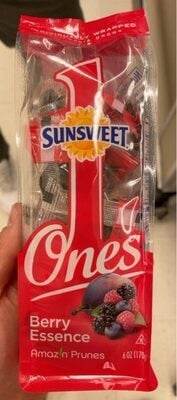 Sunsweet Ones Berry Essence Prunes package