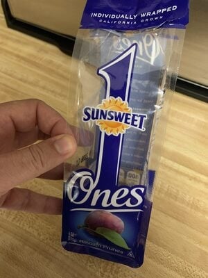 Sunsweet Amazin Prunes package