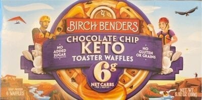 Birch Benders Chocolate Chip Keto Toaster Waffles package