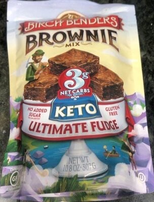 Birch Benders Keto Ultimate Fudge Brownie Mix package