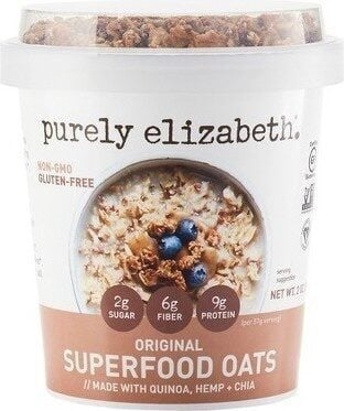 Purely Elizabeth. Original Superfood Oats package