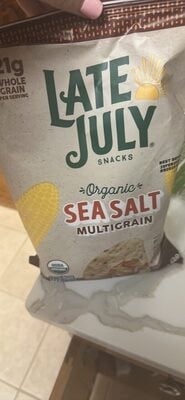 Late July Sea Salt Multigrain Organic Tortilla Chips package