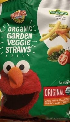 Earth's Best Organic Sesame Street Garden Veggie Straws package