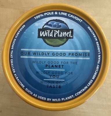 Wild Planet Albacore Wild Tuna package