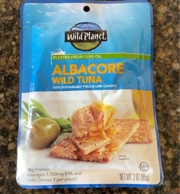 Wild Planet Albacore Wild Tuna In Extra Virgin Olive Oil package