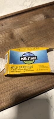 Wild Planet Wild Sardines In Extra Virgin Olive Oil With Lemon - Lightly Smoked package