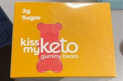 Kiss My Keto Gummy Bears, Fruity package