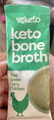 Kiss My Keto Thai Green Curry Chicken Keto Bone Broth packaging