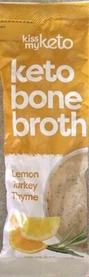 Kiss My Keto Lemon Turkey Thyme Keto Bone Broth packaging