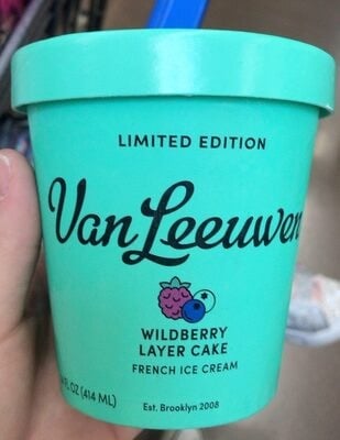 Van Leeuwen Wildberry Layer Cake French Ice Cream package