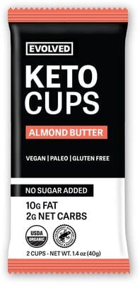 Evolved Almond Butter Keto Cups package