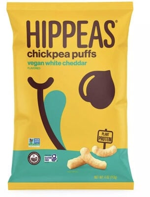 Hippeas Organic Chickpea Puffs, Maple Haze packaging