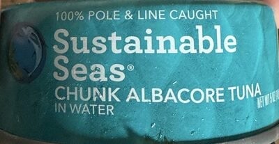 Sustainable Seas Chunk Albacore Tuna In Water packaging