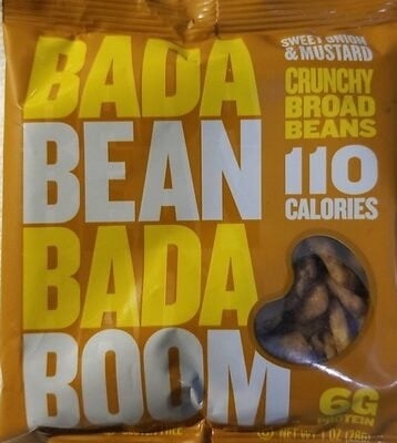 Enlightened Sweet Onion & Mustard Crunchy Broad Beans package