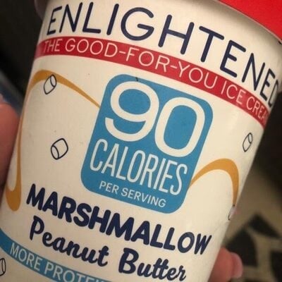 Enlightened Light Ice Cream, Marshmallow Peanut Butter package