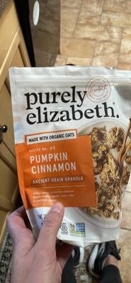 Purely Elizabeth Recipe No. 03 Pumpkin Cinnamon Ancient Grain Granola package