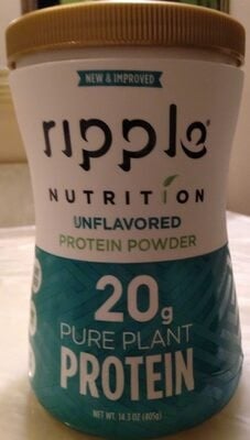 Ripple Unflavored Nutrition Protein Powder packaging